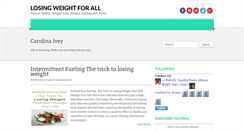 Desktop Screenshot of losingweightforall.com